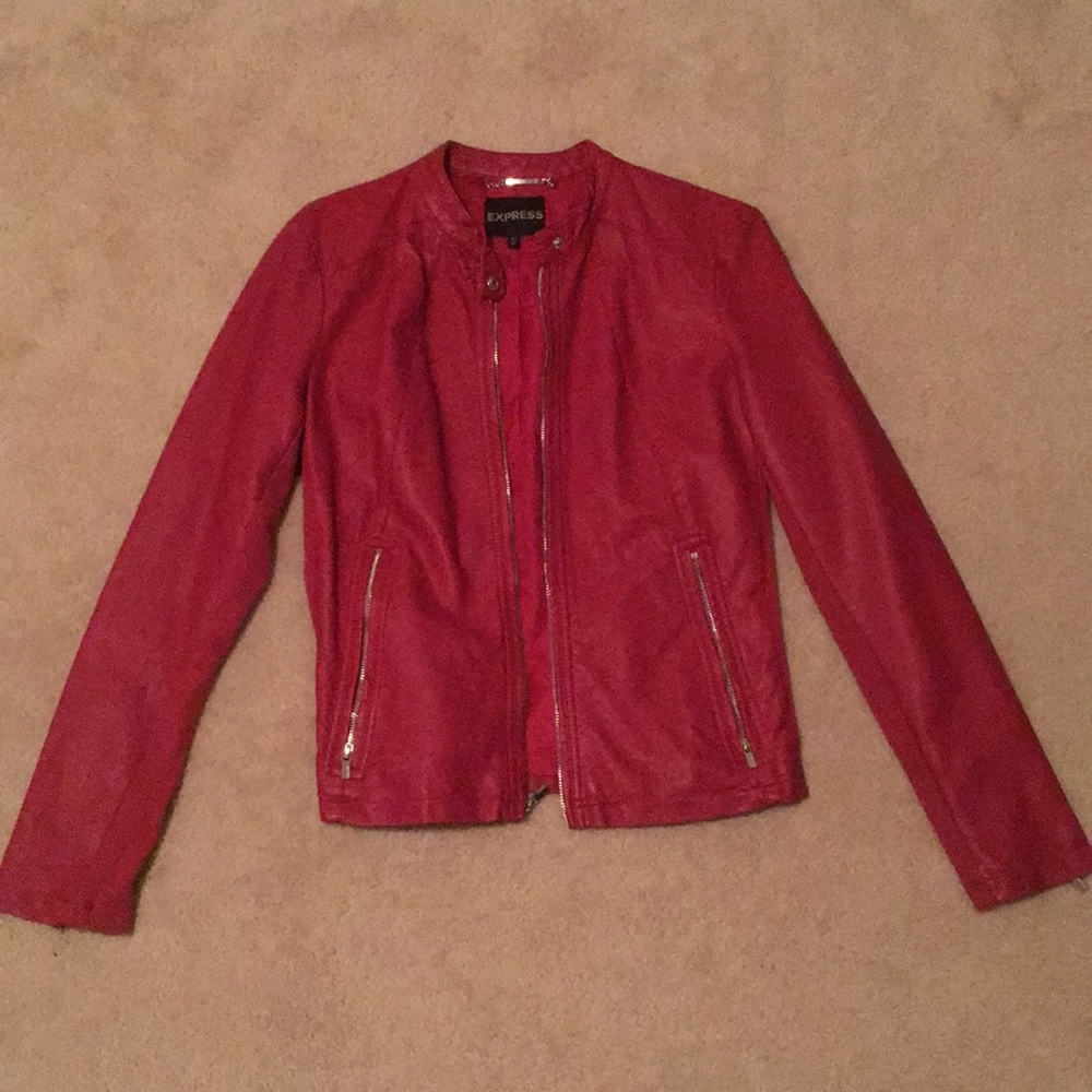 Faux Leather Jacket